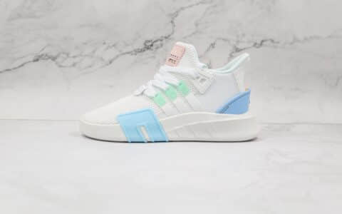 阿迪达斯Adidas EQT BASK ADV纯原版本三叶草支撑者系列白蓝粉黄色鸳鸯阴阳复古慢跑鞋原档案数据开发 货号：FZ0215