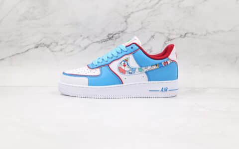 耐克Nike Air Force 1 Low x Doraemon纯原版本低帮空军一号哆啦A梦叮当猫联名款板鞋原盒原标 货号：BQ8988-106