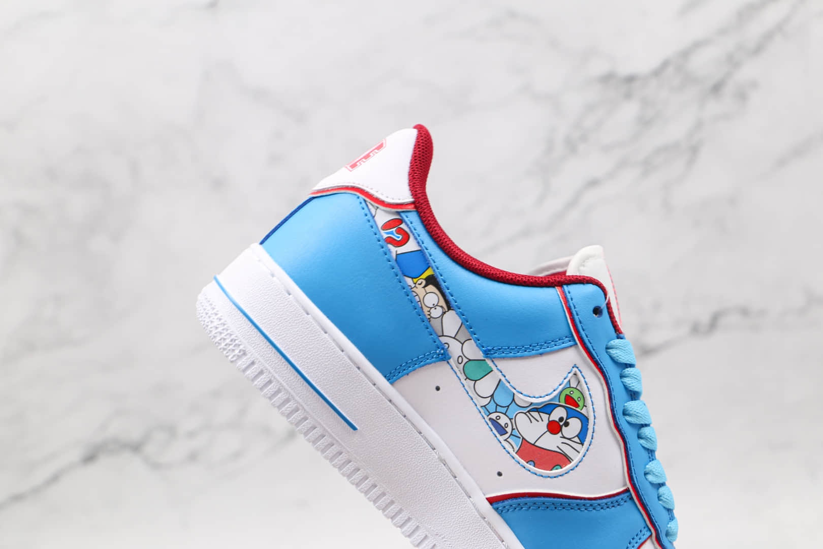耐克Nike Air Force 1 Low x Doraemon纯原版本低帮空军一号哆啦A梦叮当猫联名款板鞋原盒原标 货号：BQ8988-106