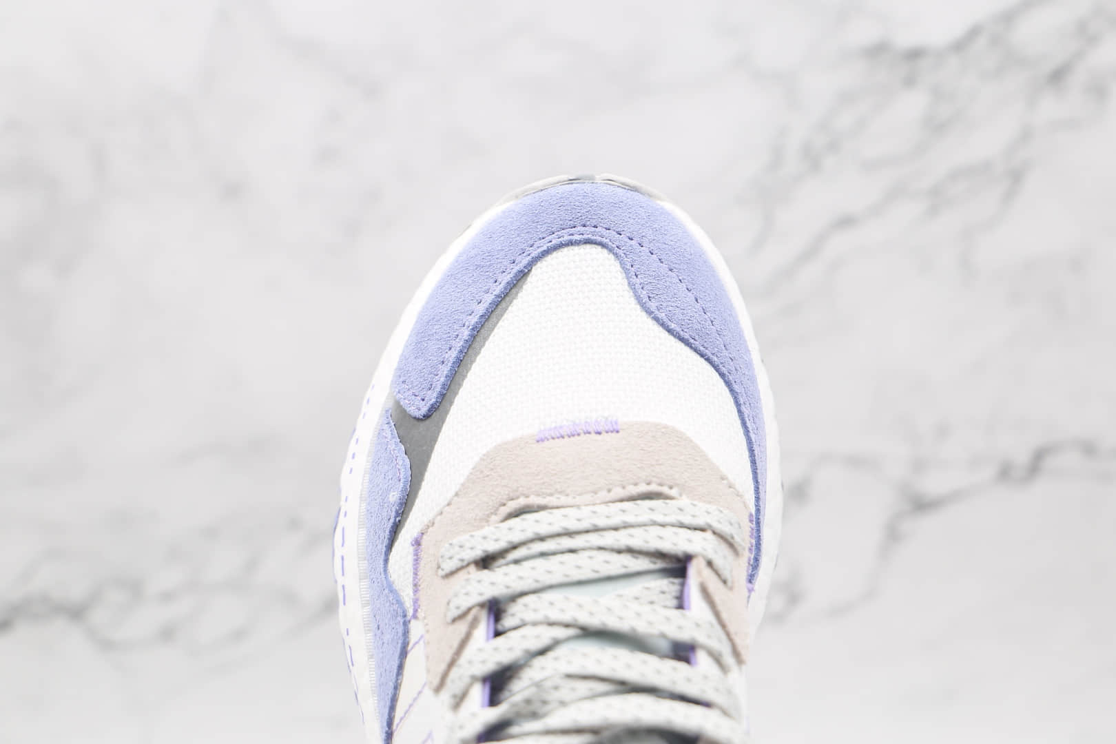 阿迪达斯Adidas Nite Jogger 2019 Boost纯原版本夜行者一代白紫色爆米花跑鞋原档案数据开发 货号：HO3250