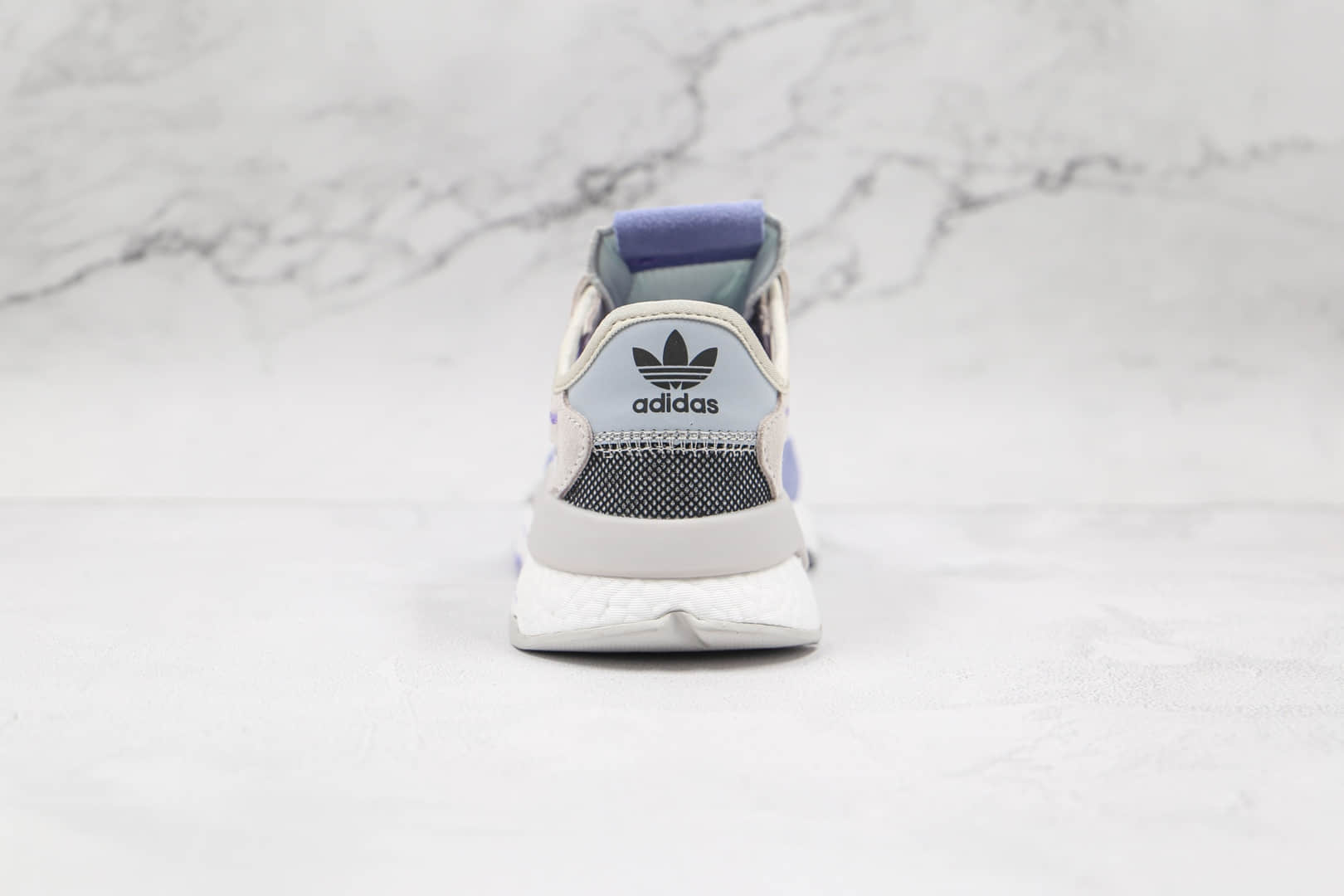 阿迪达斯Adidas Nite Jogger 2019 Boost纯原版本夜行者一代白紫色爆米花跑鞋原档案数据开发 货号：HO3250