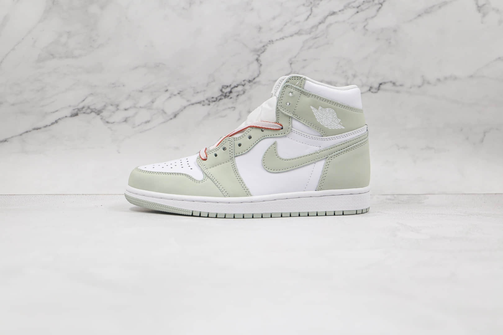 乔丹Air Jordan 1 High OG Seafoam纯原版本高帮AJ1抹茶薄荷绿板鞋原档案数据开发 货号：CD0461-002