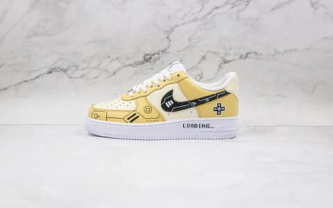 耐克Nike Air Force 1 Low 07纯原版本低帮空军一号电玩柠檬黄板鞋原楦头纸板打造 货号：CW2288-113