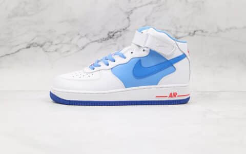 耐克Nike Air Force 1 07 Mid纯原版本中帮AJ1拼色空军一号板鞋原档案数据开发 货号：CD0884-126