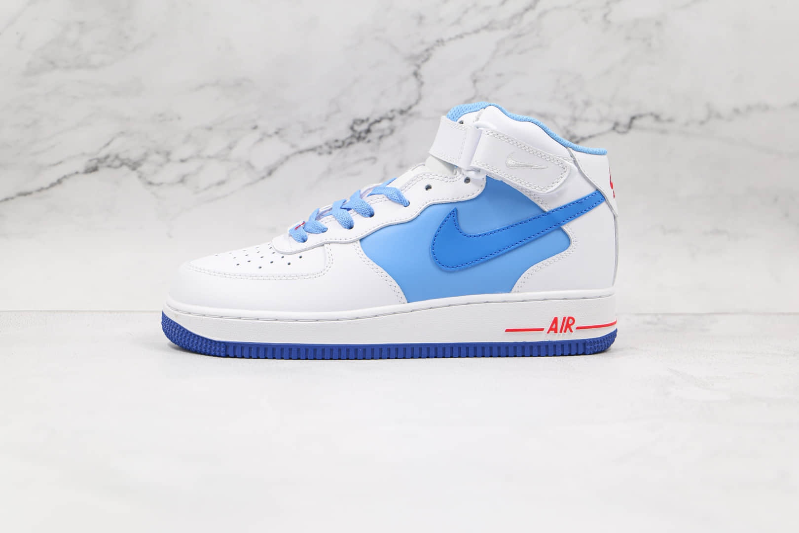 耐克Nike Air Force 1 07 Mid纯原版本中帮AJ1拼色空军一号板鞋原档案数据开发 货号：CD0884-126