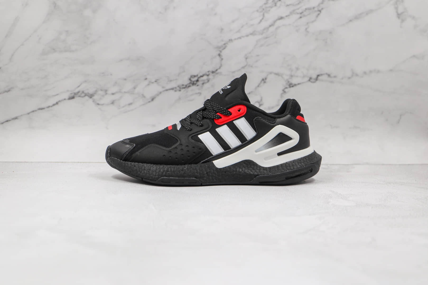 阿迪达斯Adidas Day Jogger 2020 Boost纯原版本夜行者二代黑白红色陈奕迅同款爆米花跑鞋原鞋开模一比一打造 货号：GZ2717