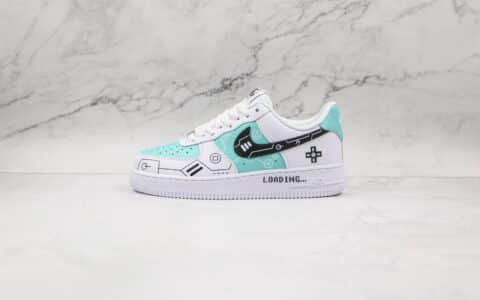 耐克Nike Air Force 1 Low 07纯原版本低帮空军一号PS5电玩主题蒂芙尼绿板鞋内置气垫 货号：CW2288-114