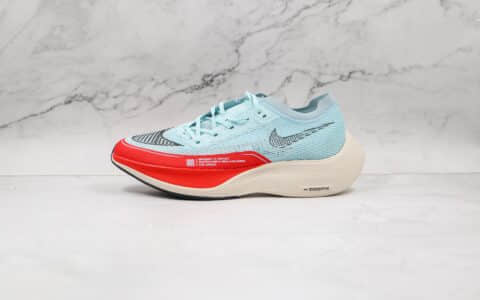 耐克Nike ZoomX Vaporfly Next%纯原版本马拉松红蓝色next%跑步鞋原鞋开模一比一打造 货号：CU4111-400