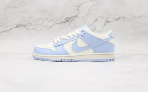 耐克Nike SB ZOOM DUNK Low PRO纯原版本低帮SB DUNK淡蓝色板鞋内置气垫 货号：854866-018