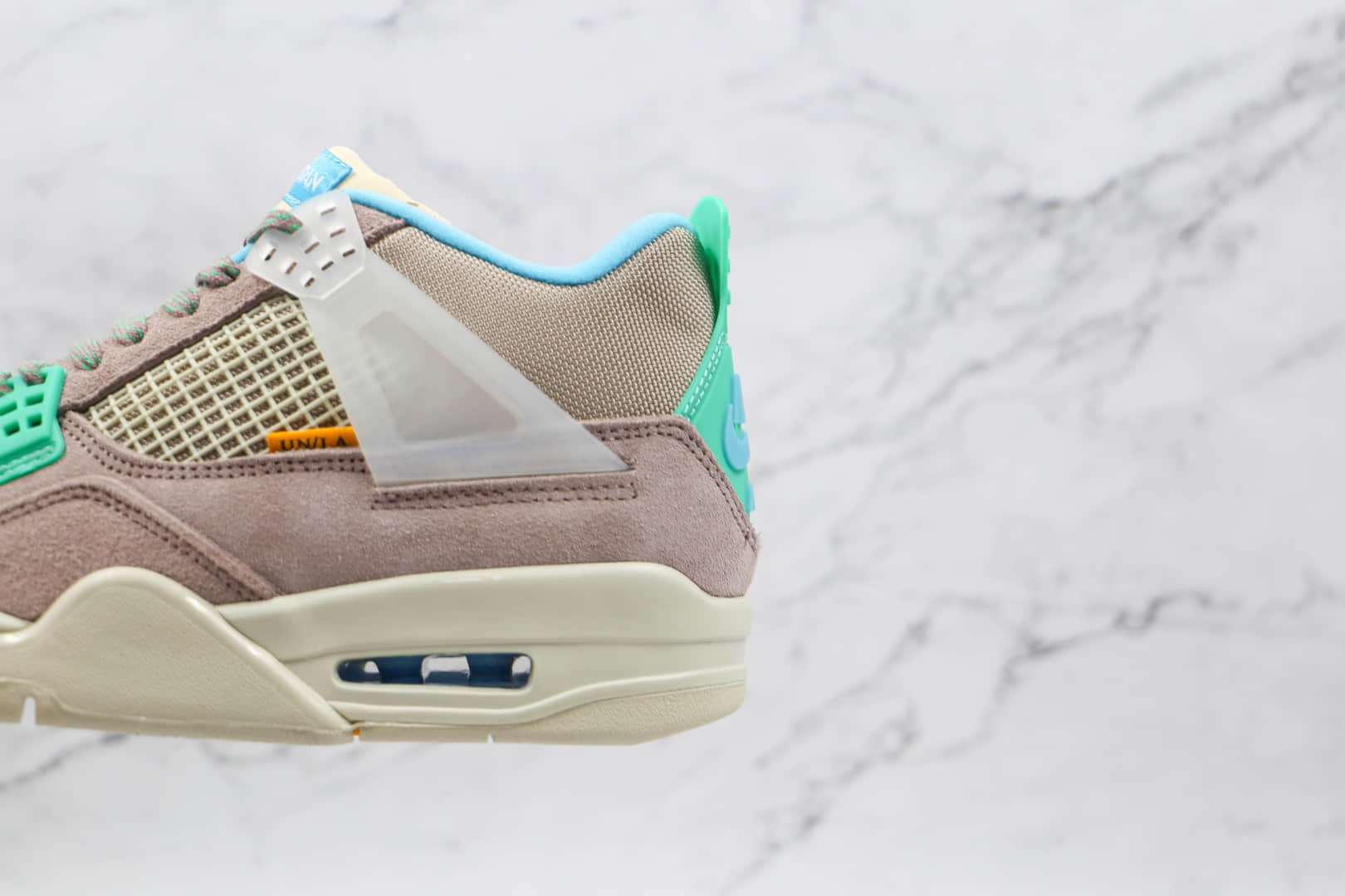 乔丹Air Jordan 4 Taupe Haze x Union洛杉矶联名款纯原版本AJ4灰褐色原楦头纸板打造 货号：DJ7518-242