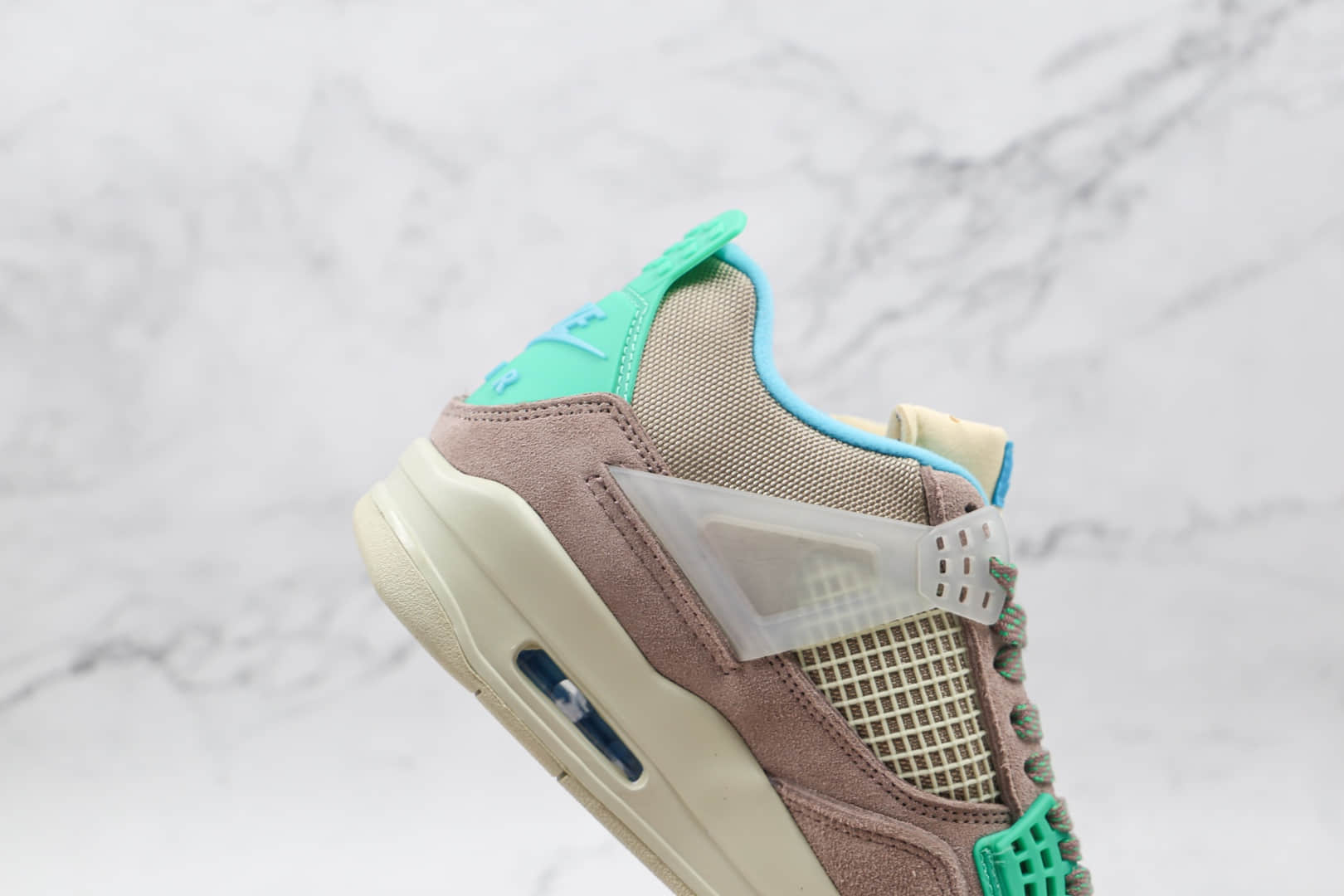 乔丹Air Jordan 4 Taupe Haze x Union洛杉矶联名款纯原版本AJ4灰褐色原楦头纸板打造 货号：DJ7518-242