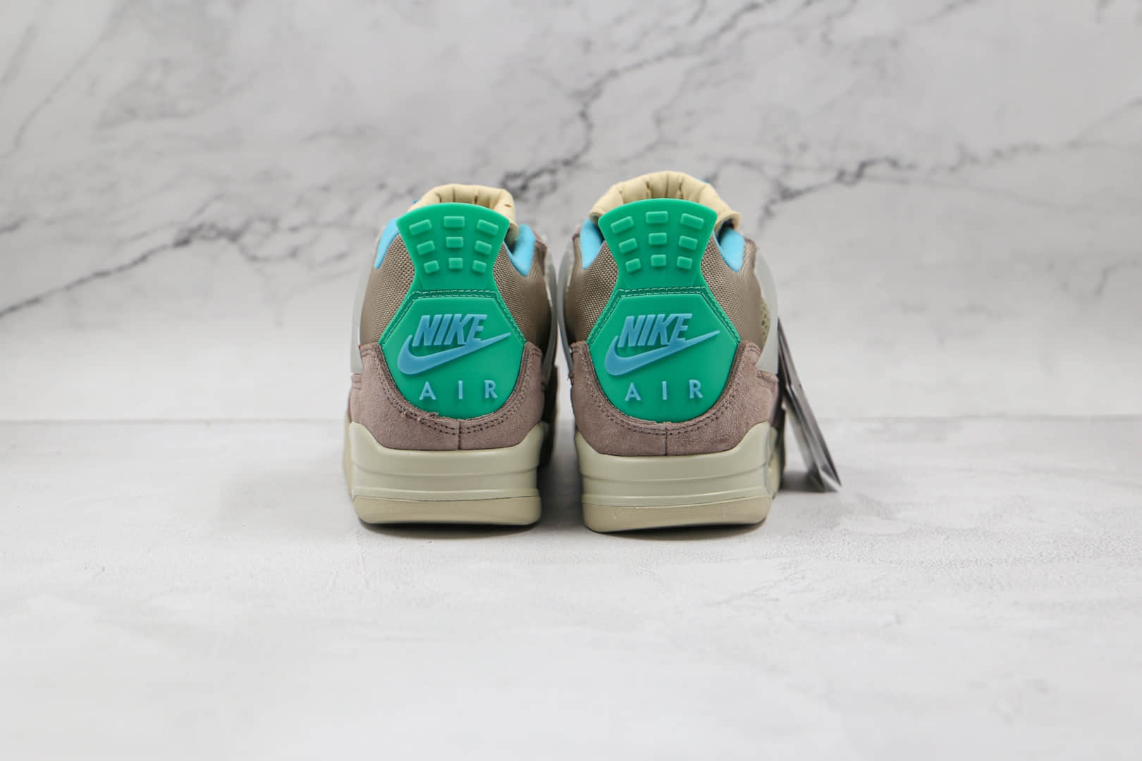 乔丹Air Jordan 4 Taupe Haze x Union洛杉矶联名款纯原版本AJ4灰褐色原楦头纸板打造 货号：DJ7518-242