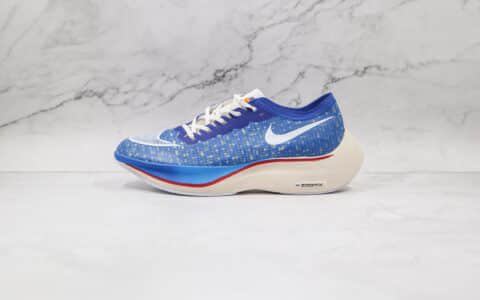 耐克Nike ZoomX Vaporfly Next%纯原版本马拉松蓝色next%半透明网纱跑鞋原楦头纸板打造 货号：DD8337-400