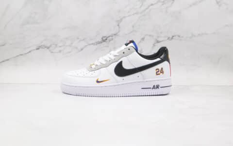 耐克Nike AIR FMRCE 1纯原版本低帮空军一号白黑灰色双钩30 24数字板鞋原档案数据开发 货号：DJ5192-100