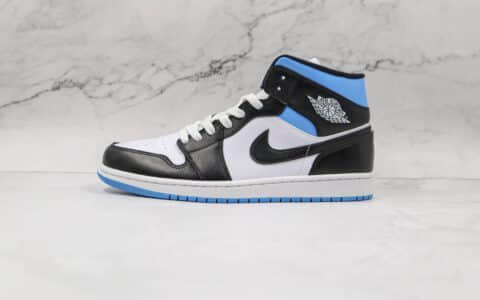 乔丹Air Jordan 1 Mid SE GS纯原版本中帮AJ1皇家蓝原楦头纸板打造 货号：BQ6472-102