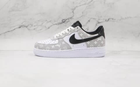 耐克Nike Air Force 1 Low '07纯原版本低帮空军一号灰白色LV联名款板鞋原楦头纸板打造 货号：BQ8988-108