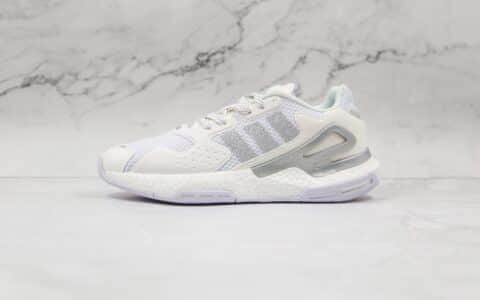 阿迪达斯Adidas Day Jogger 2021 Boost纯原版本夜行者二代白色满天星爆米花跑鞋原档案数据开发 货号：FW4046