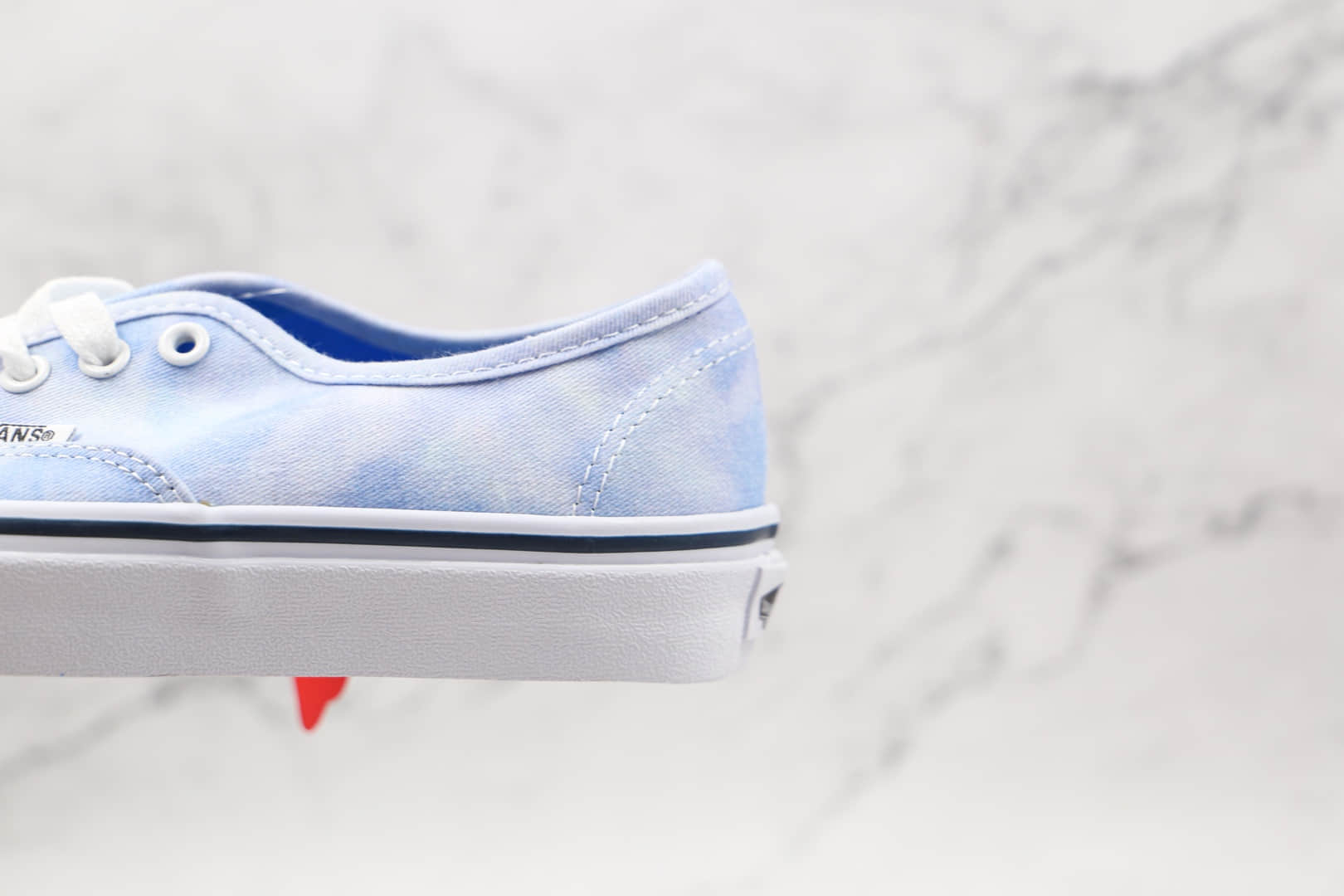 万斯Vans Authentic Lx公司级版本低帮硫化板鞋扎染帆布鞋蓝天白云奶蓝色原厂档案开发