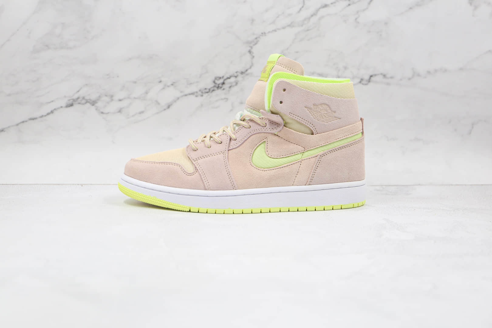 乔丹Air Jordan 1 Zoom CMFT “Lemon Twist”OG纯原版本高帮AJ1柠檬汁内置缓震ZOOM气垫 货号：CT0979-200