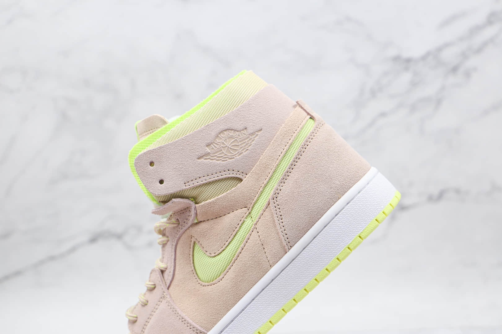 乔丹Air Jordan 1 Zoom CMFT “Lemon Twist”OG纯原版本高帮AJ1柠檬汁内置缓震ZOOM气垫 货号：CT0979-200