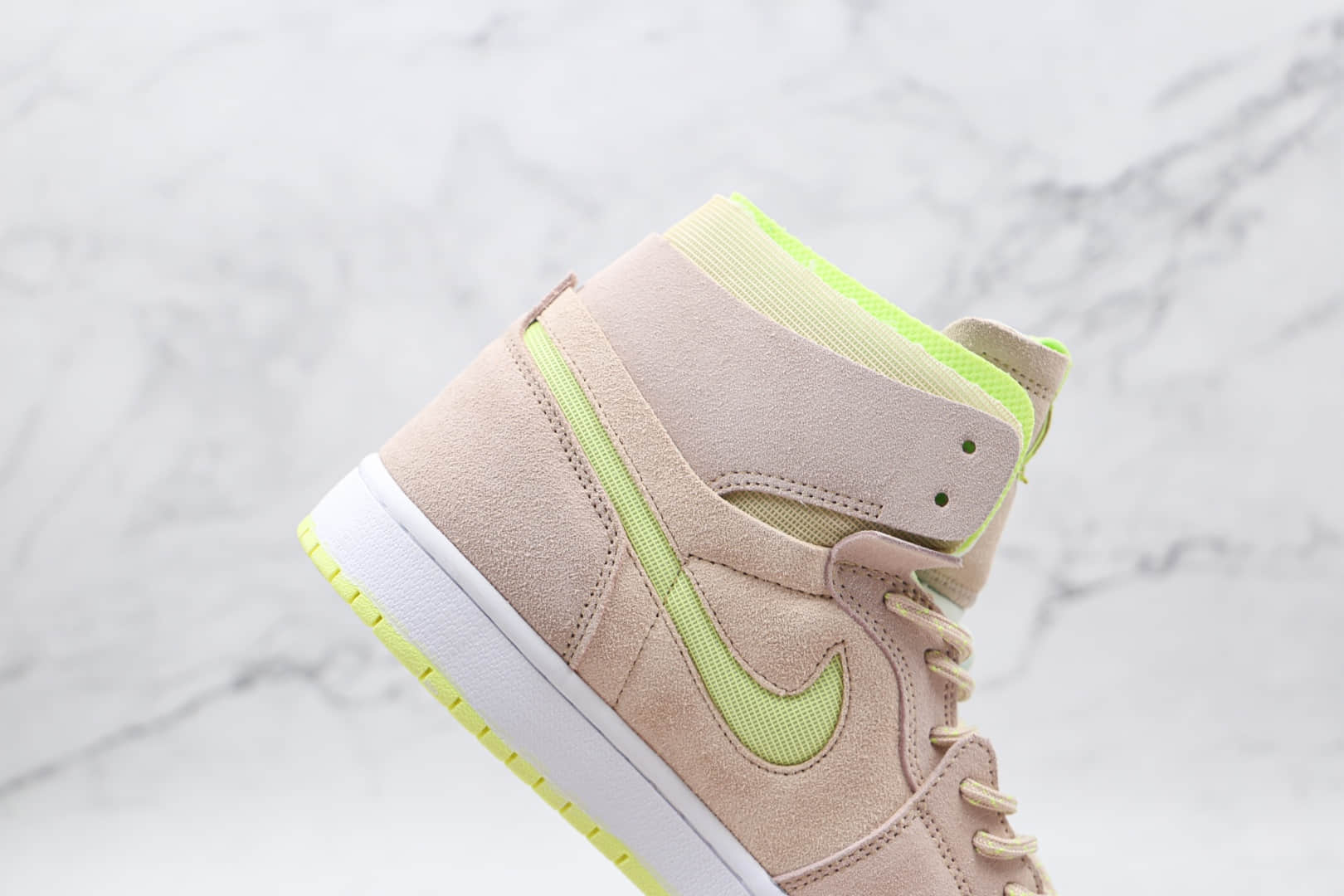 乔丹Air Jordan 1 Zoom CMFT “Lemon Twist”OG纯原版本高帮AJ1柠檬汁内置缓震ZOOM气垫 货号：CT0979-200