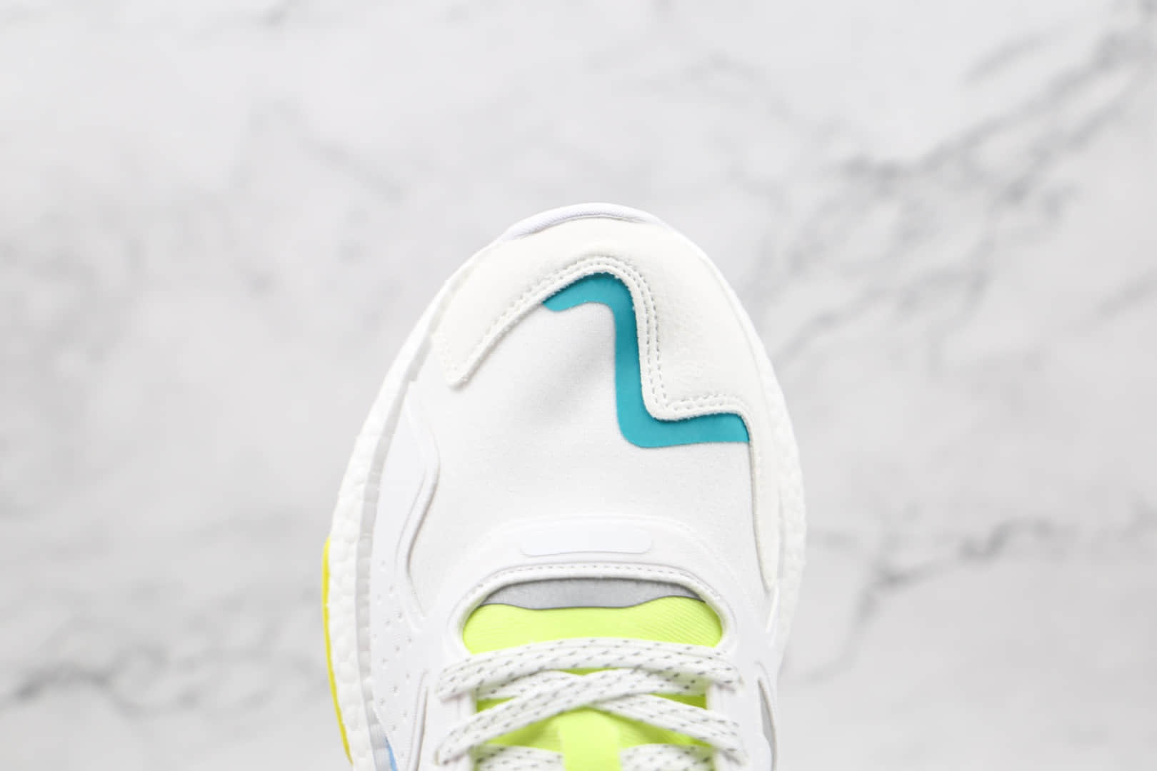 阿迪达斯Adidas Day Jogger 2021 Boost纯原版本夜行者二代陈奕迅同款爆米花复古跑鞋白绿色原鞋开模 货号：GW4913