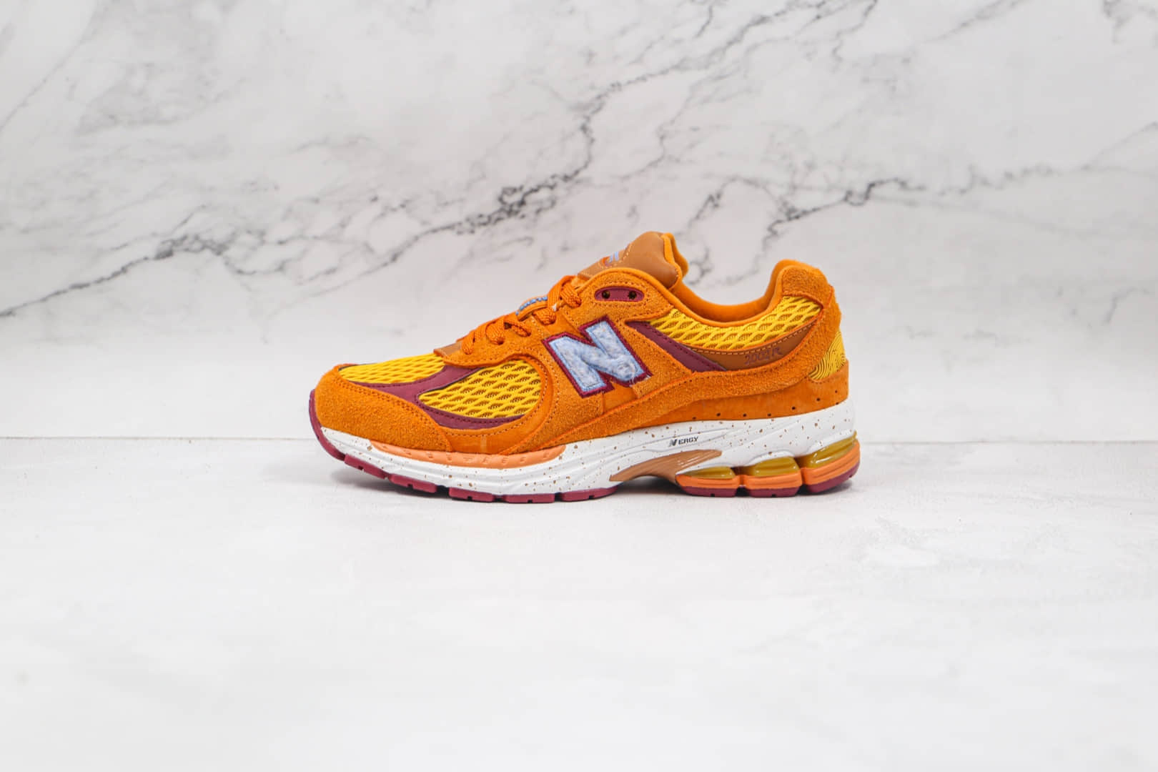 新百伦New Balance x SaleheBembury WL2002公司级版本联名款NB复古跑鞋橙色原档案数据开发 货号：ML2002R1