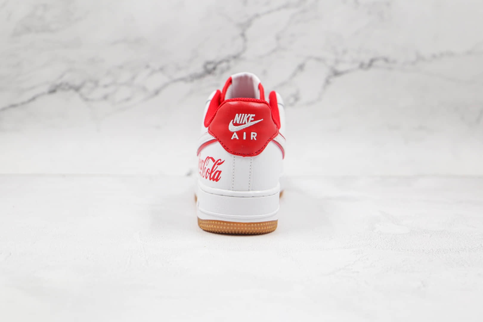 耐克Nike Air Force 1纯原版本可口可乐联名AF1空军一号白红色原标原盒 货号：315122-202