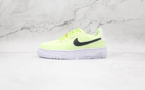 耐克Nike Air Force 1纯原版本低帮AF1夜光空军一号解构板鞋夜光笑脸牛油果绿内置全掌Solo 货号：CT3228-701