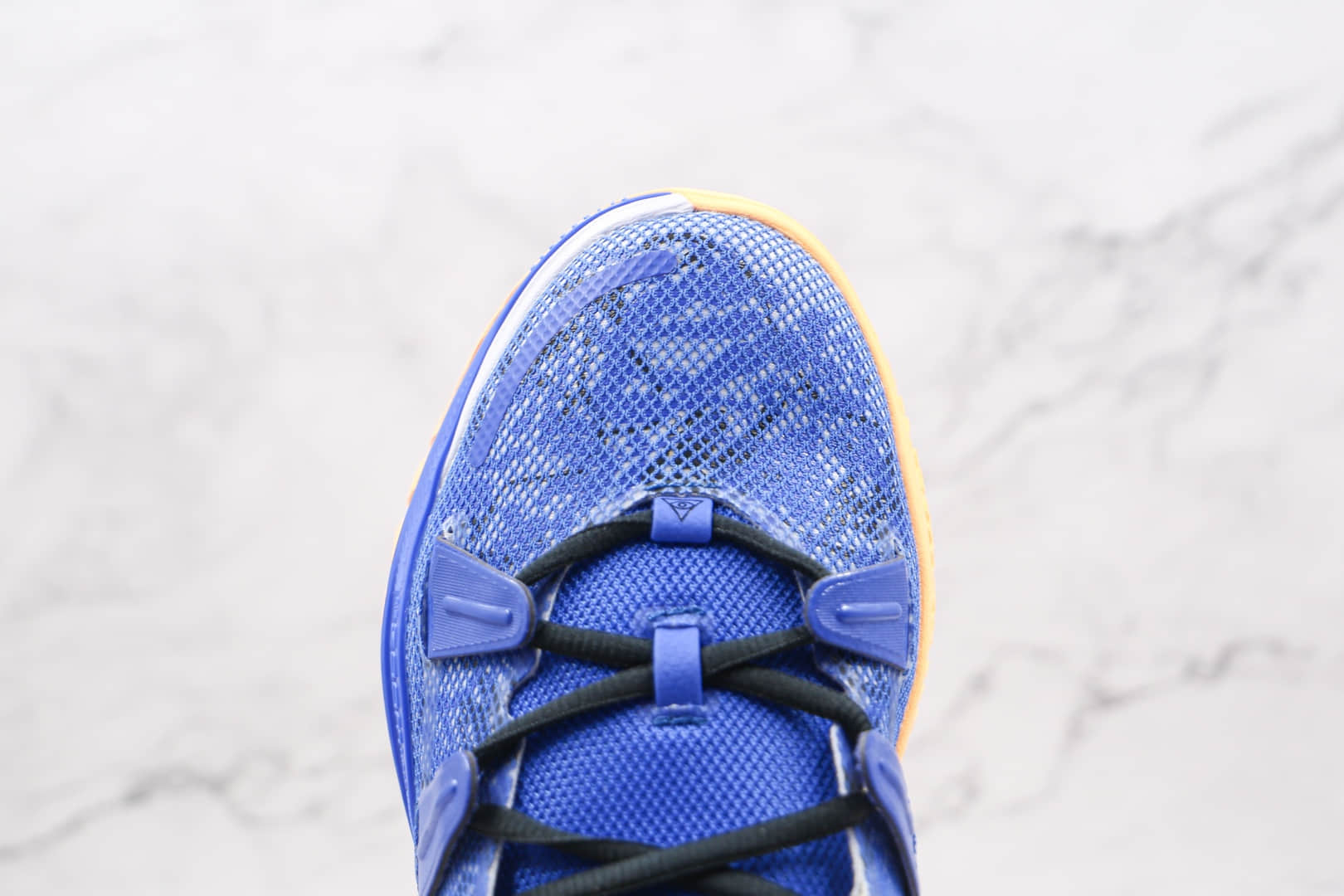 耐克Nike Kyrie 7 Sisterhood欧文7代蓝橙色实战篮球鞋原楦头纸板打造 货号：CQ9327-400