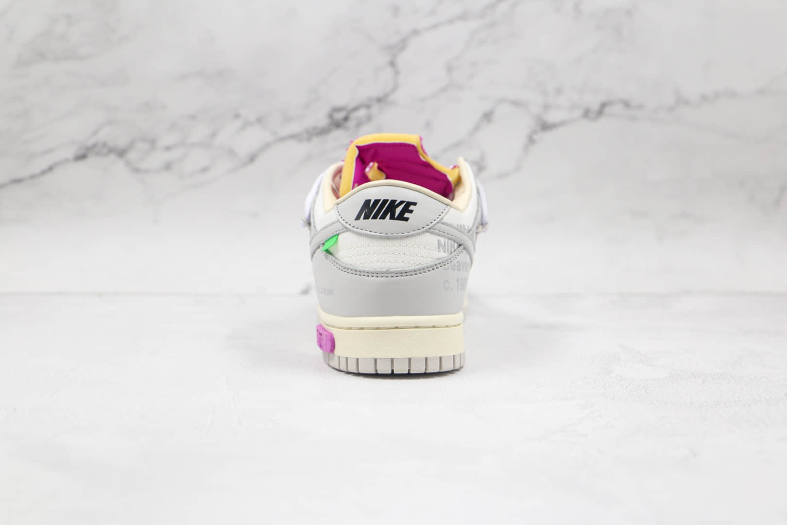 耐克Off-White x Nike SB Dunk Low“The 50 30”纯原版本OW联名Dunk板鞋灰白粉原厂原档案开发 货号：DM1602-118