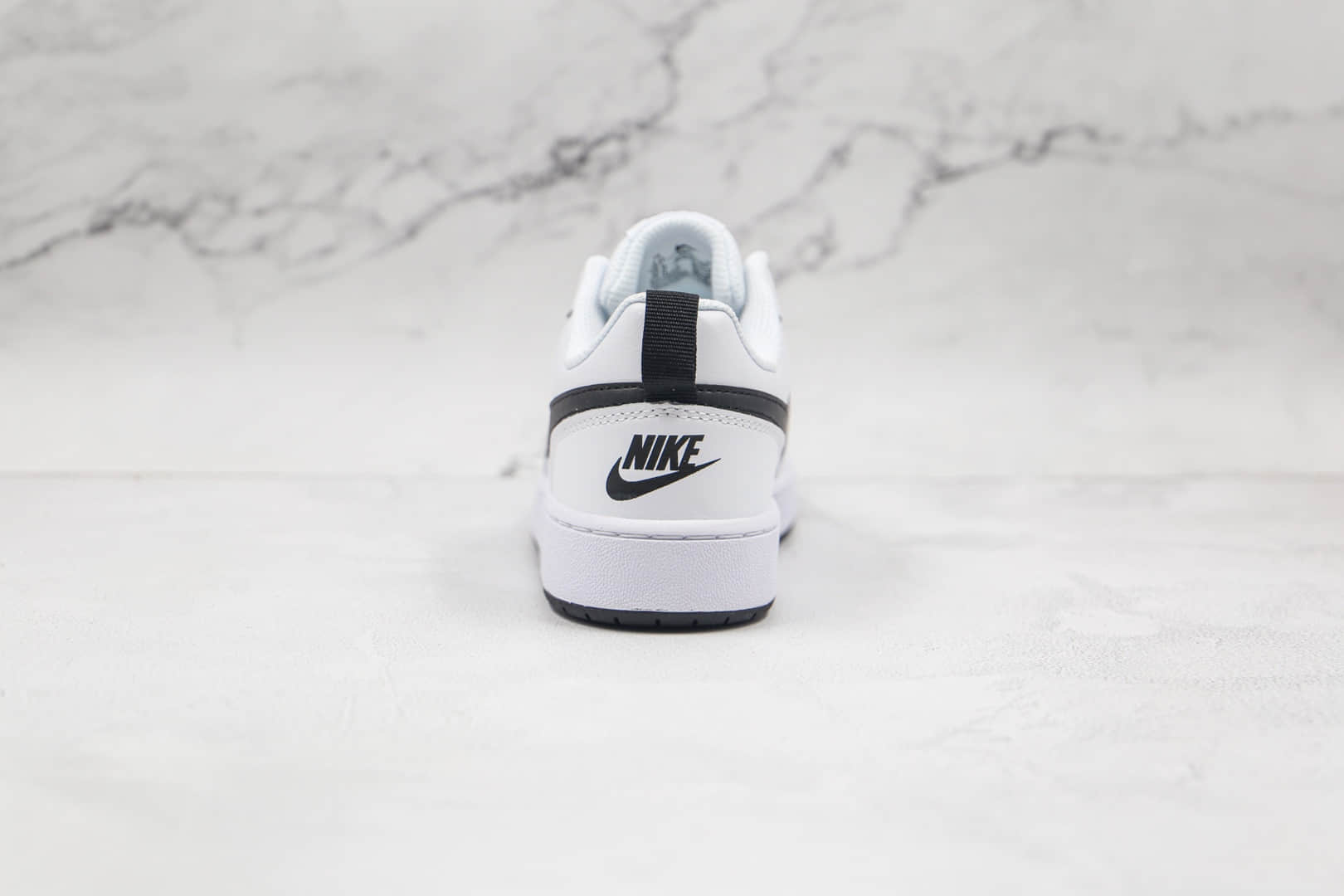 耐克Nike Court Borough Low 2（GS）纯原版本低帮板鞋白黑色原数据开发版型 货号：BQ5448-108