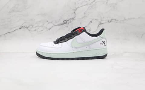 耐克Nike Air Force 1 Low Milky Stork纯原版本低帮空军一号银鹳白绿色板鞋原档案数据开发 货号：DA8482-100