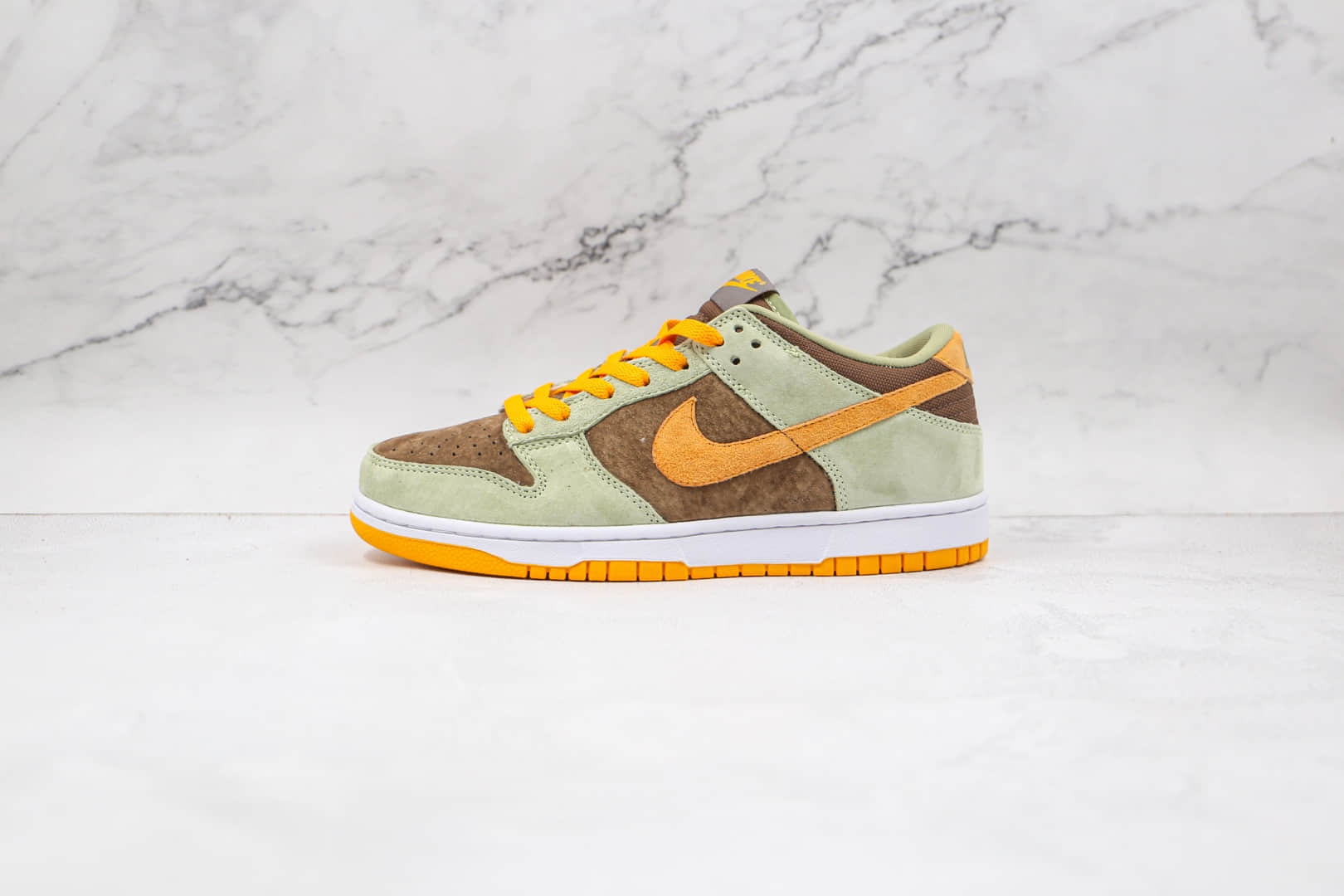 耐克Nike Dunk Low Dusty Olive Dusty Olive Pro Gold纯原版本低帮SB DUNK丑小鸭灰橄榄板鞋原档案数据开发 货号：DH5360-300