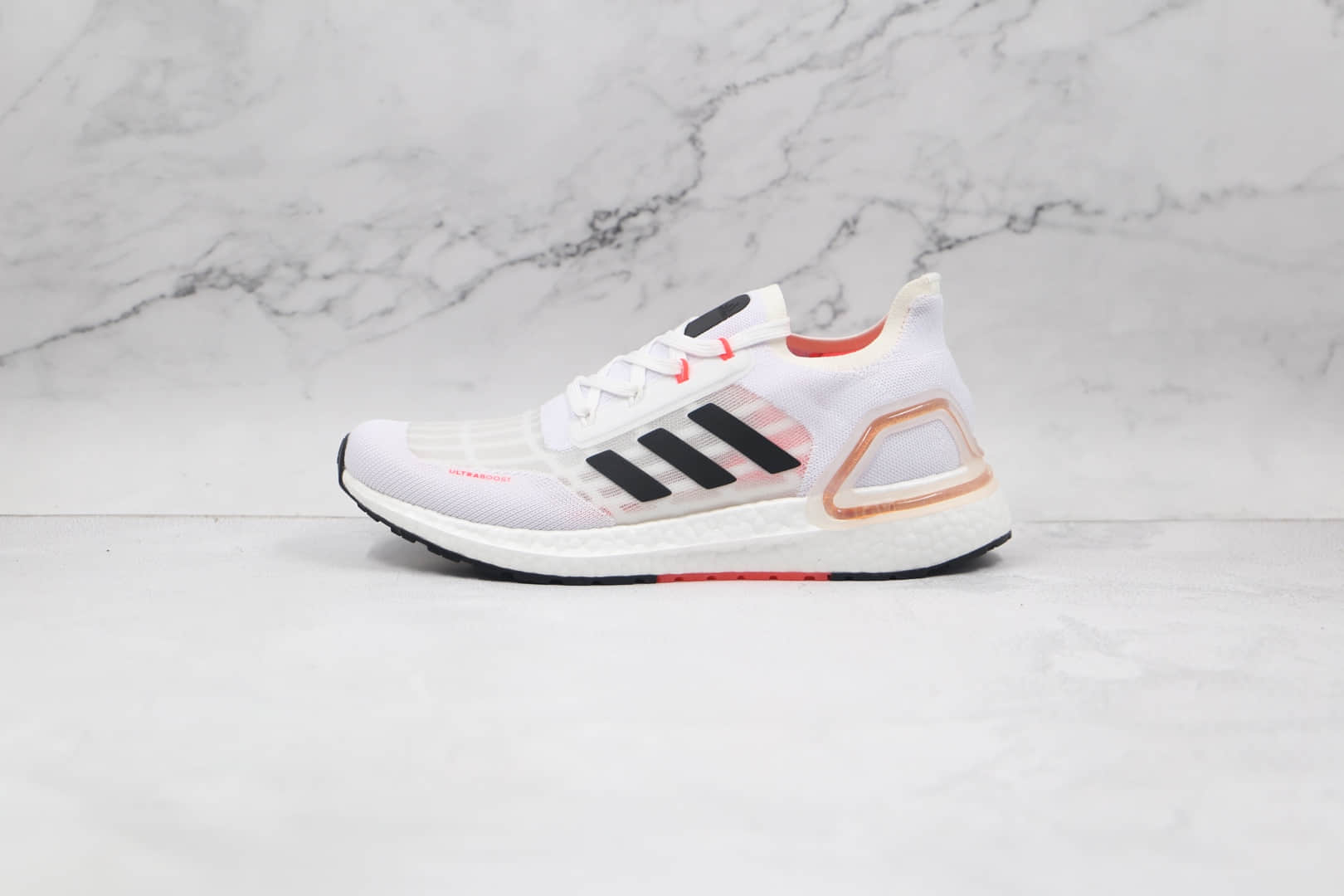 阿迪达斯Adidas ULTRABOOST S.RDY纯原版本网面白黑橘色UB爆米花跑鞋原档案数据开发 货号：FW9771