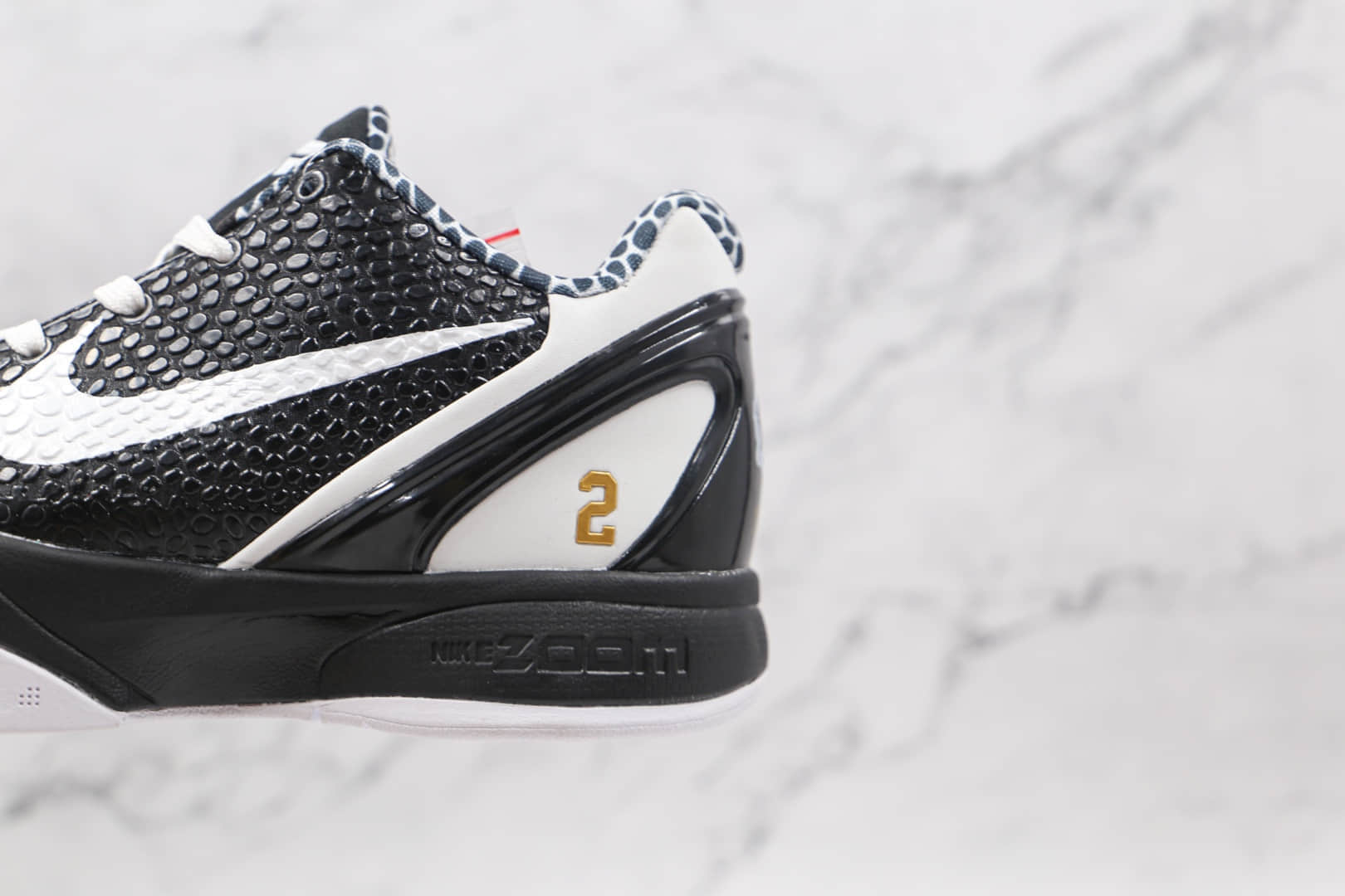 耐克Nike Kobe 6 Protro“Mamba Forever”纯原版本科比6实战篮球鞋黑白蛇纹原档案数据开发 货号：CW2190-002