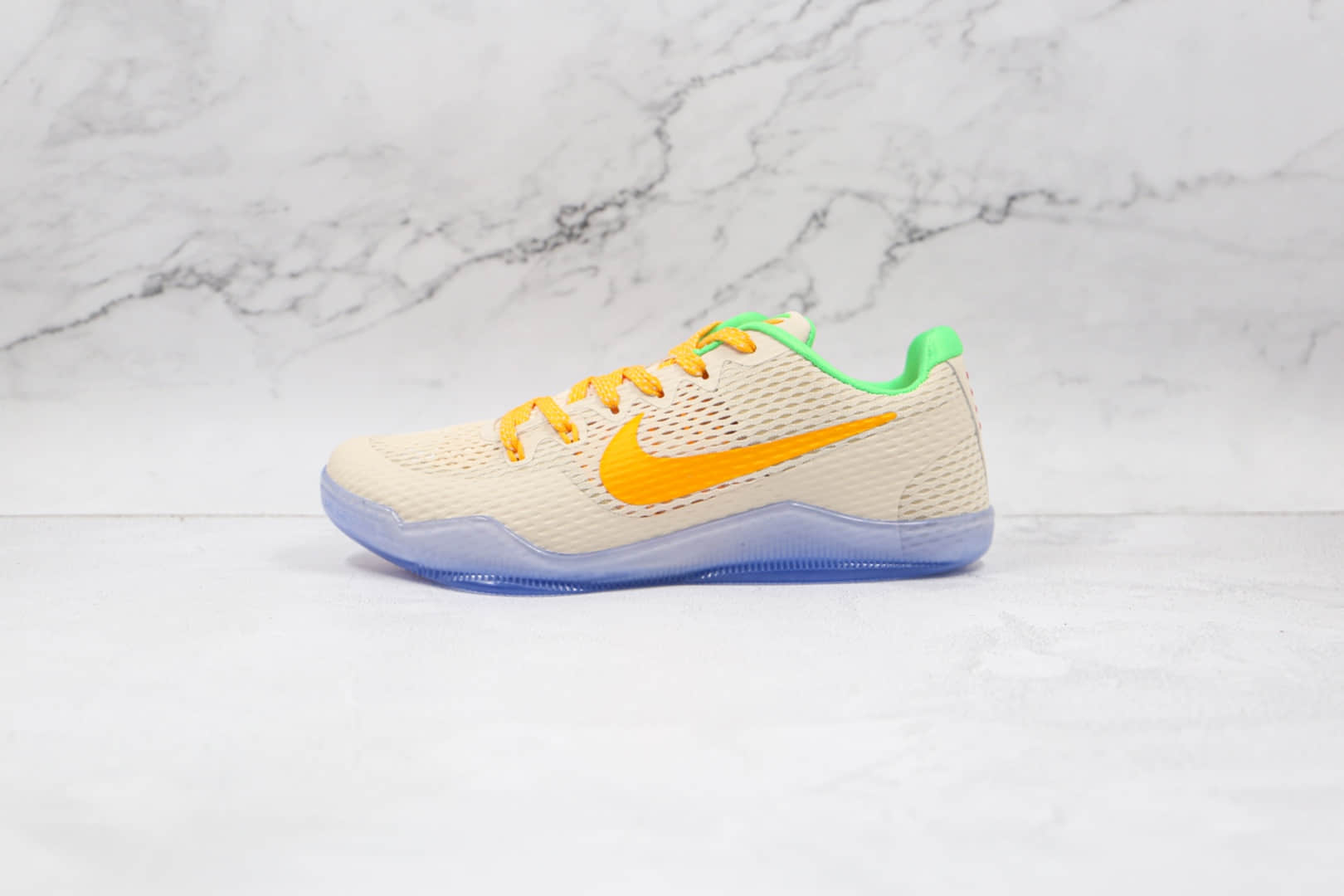 耐克Nike Kobe 11 EM “Peach Jam”纯原版本科比11代篮球鞋青年精英赛配色内置气垫 货号：856852-282