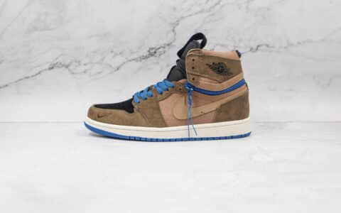 乔丹Air Jordan 1 High Switch纯原版本高帮AJ1拉链棕黑色板鞋原鞋开模一比一打造 货号：CW6576-200