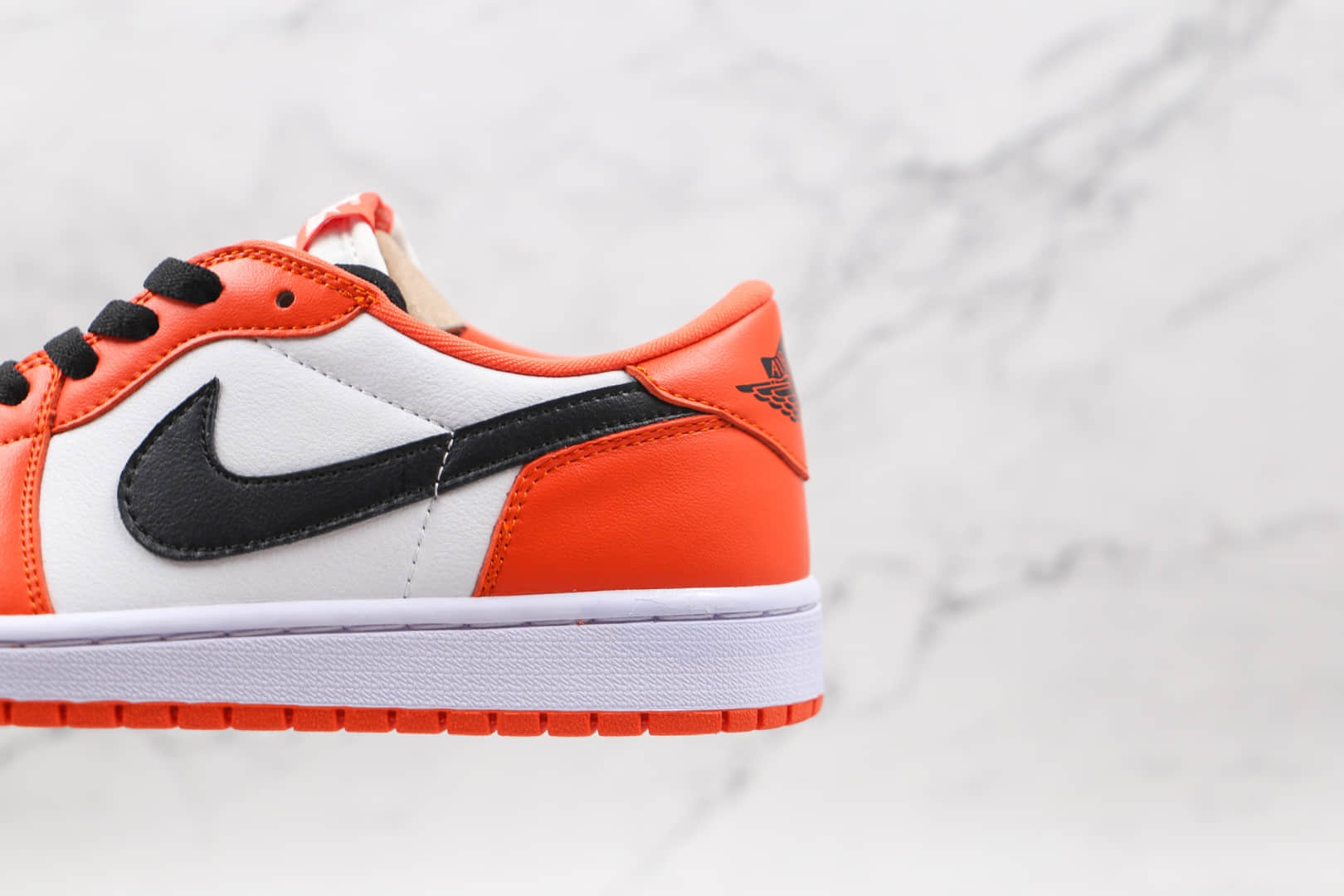 乔丹Air jordan 1 Low Shattered Backboard纯原版本低帮AJ1白橙黑扣碎板鞋原楦头纸板打造 货号：CZ0790-801