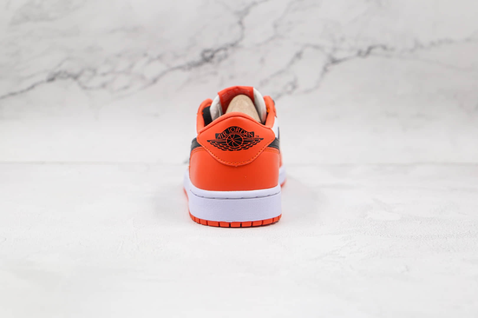 乔丹Air jordan 1 Low Shattered Backboard纯原版本低帮AJ1白橙黑扣碎板鞋原楦头纸板打造 货号：CZ0790-801