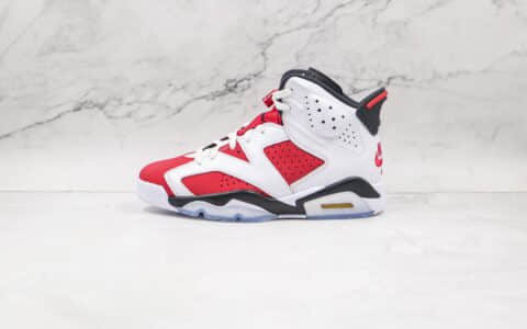 乔丹Air Jordan 6 Retro Carmine纯原版本高帮AJ6胭脂红篮球鞋原档案数据开发 货号：CT8529-106