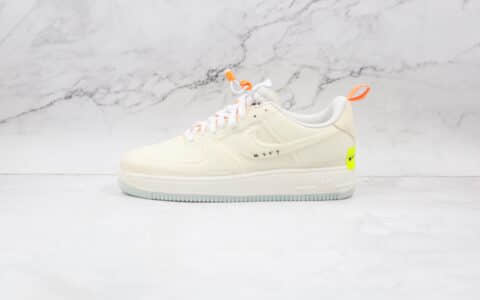 耐克Nike Air Force 1 Experimental Sail纯原版本低帮空军一号N.354联名款白色板鞋内置气垫 货号：CV1754-100