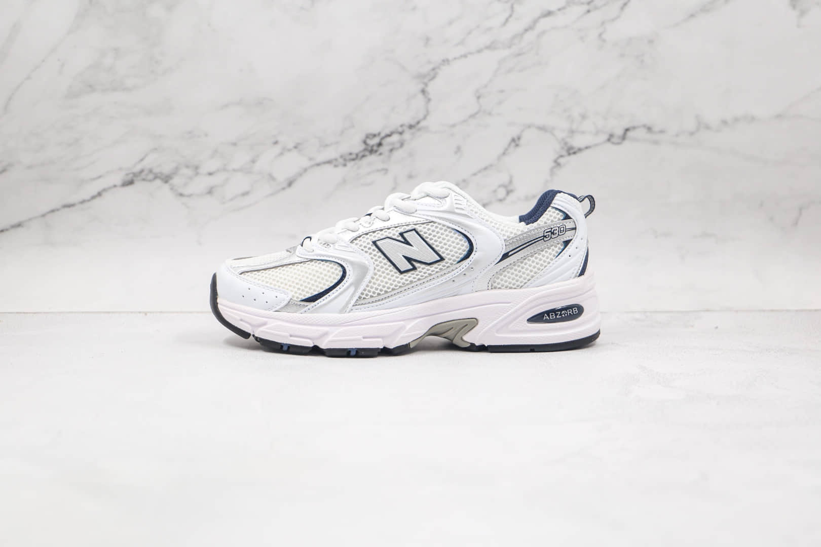 新百伦New Balance 530纯原版本白银色NB530复古慢跑鞋原档案数据开发 货号：MR530SG
