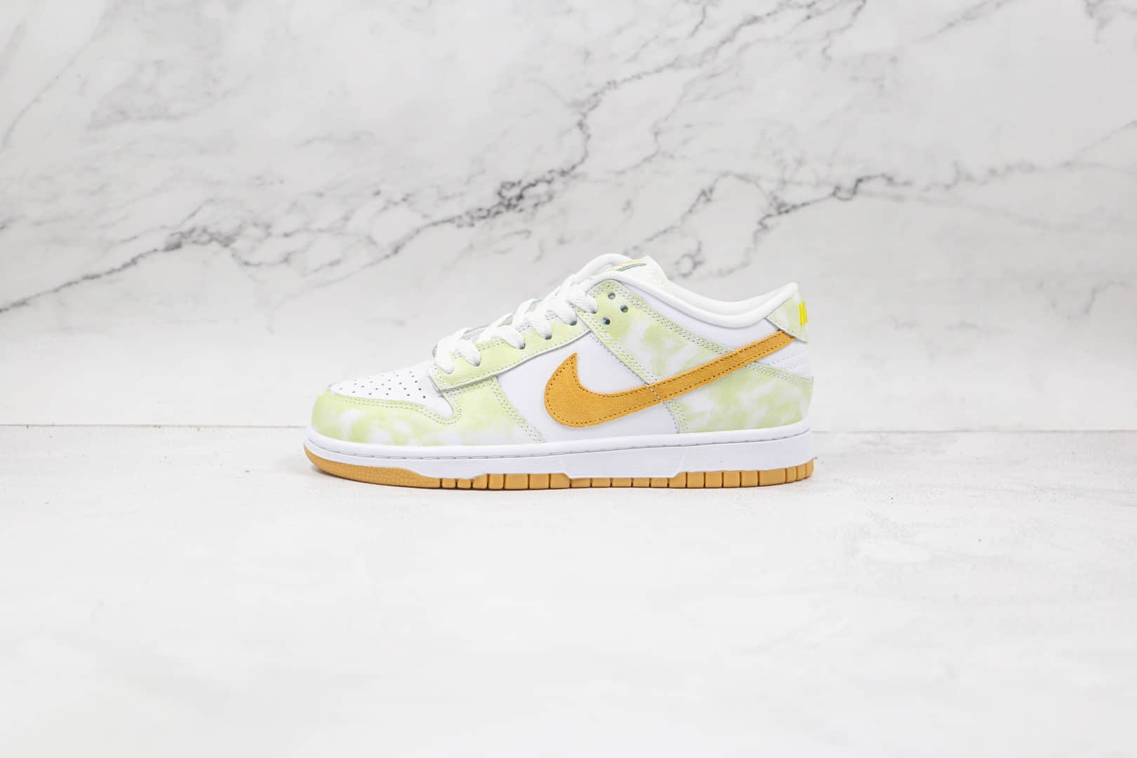 耐克Nike Dunk Low Yellow Strike纯原版本低帮DUNK水洗柠檬黄绿色板鞋原楦头纸板打造 货号：DM9467-700