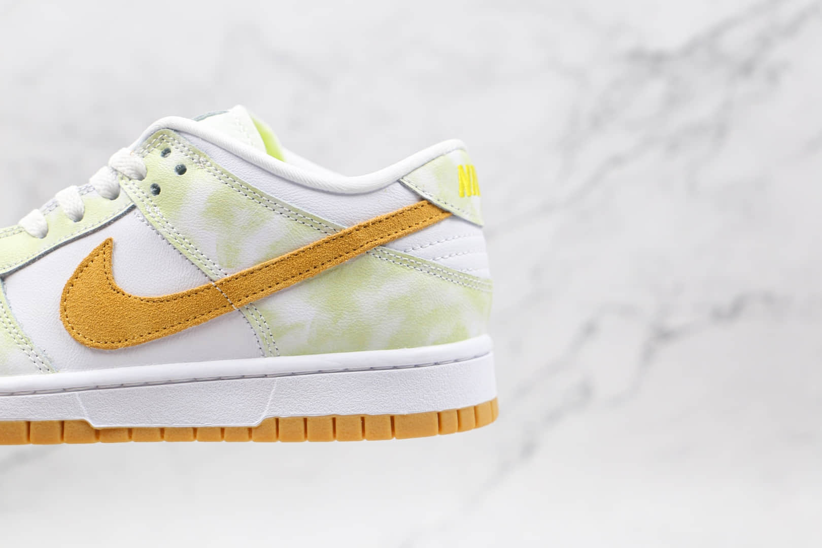 耐克Nike Dunk Low Yellow Strike纯原版本低帮DUNK水洗柠檬黄绿色板鞋原楦头纸板打造 货号：DM9467-700