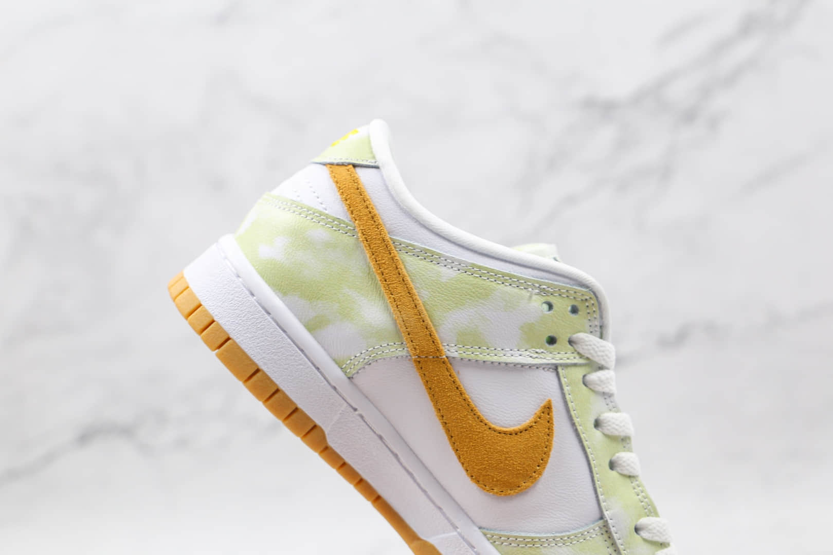 耐克Nike Dunk Low Yellow Strike纯原版本低帮DUNK水洗柠檬黄绿色板鞋原楦头纸板打造 货号：DM9467-700