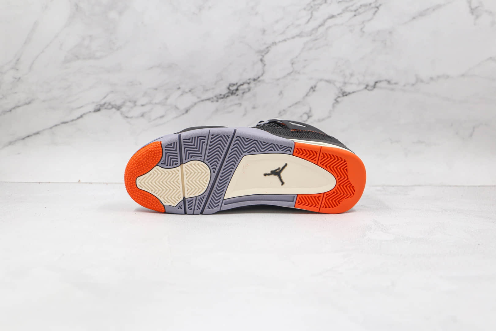 乔丹Air Jordan 4 WMNS Starfish纯原版本黄铜AJ4黑橙海星橙金属橙织布篮球鞋原楦头纸板打造 货号：CW7183-100