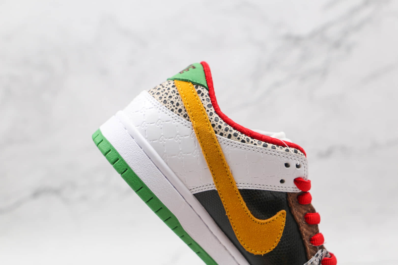 耐克Nike SB Dunk Low What The P-Rod纯原版本低帮SB DUNK保罗·罗德里格斯联名彩色拼接不对称鸳鸯板鞋原盒原标 货号：CZ2239-600