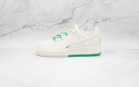 耐克Nike Air Force 1 Low '07纯原版本低帮空军一号波士顿米白绿城市限定板鞋内置气垫 货号：BO6638-160