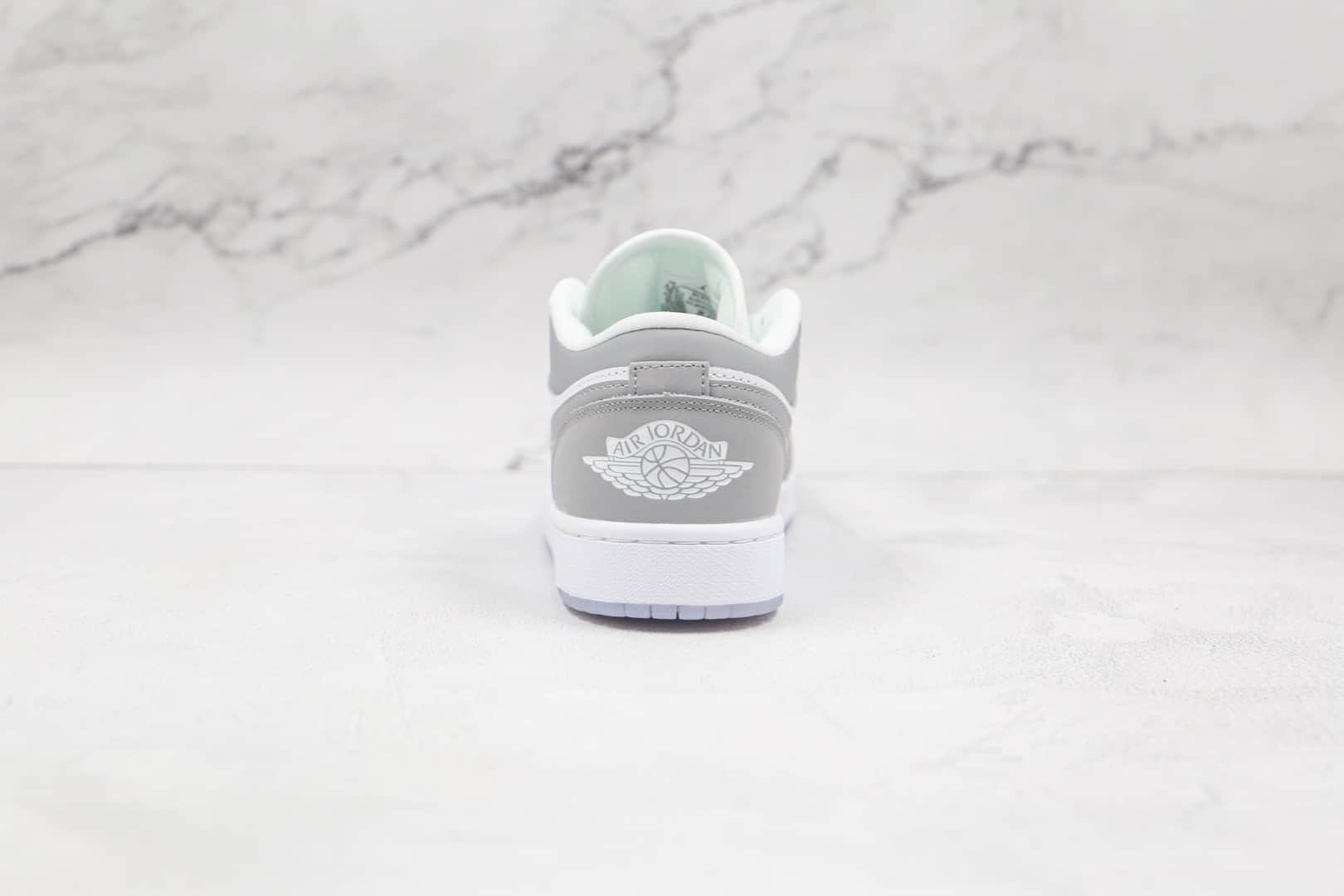 乔丹Air Jordan 1 Low Wolf Grey纯原版本低帮AJ1烟灰白色板鞋原盒原标 货号：DC0774-105